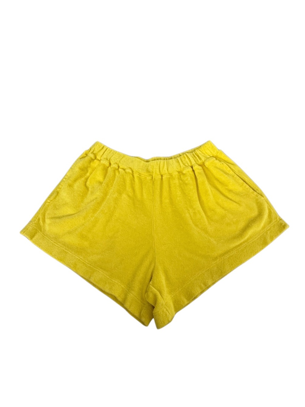 THE GREAT. Microterry Swing Shorts Size 1 Pull On Pockets